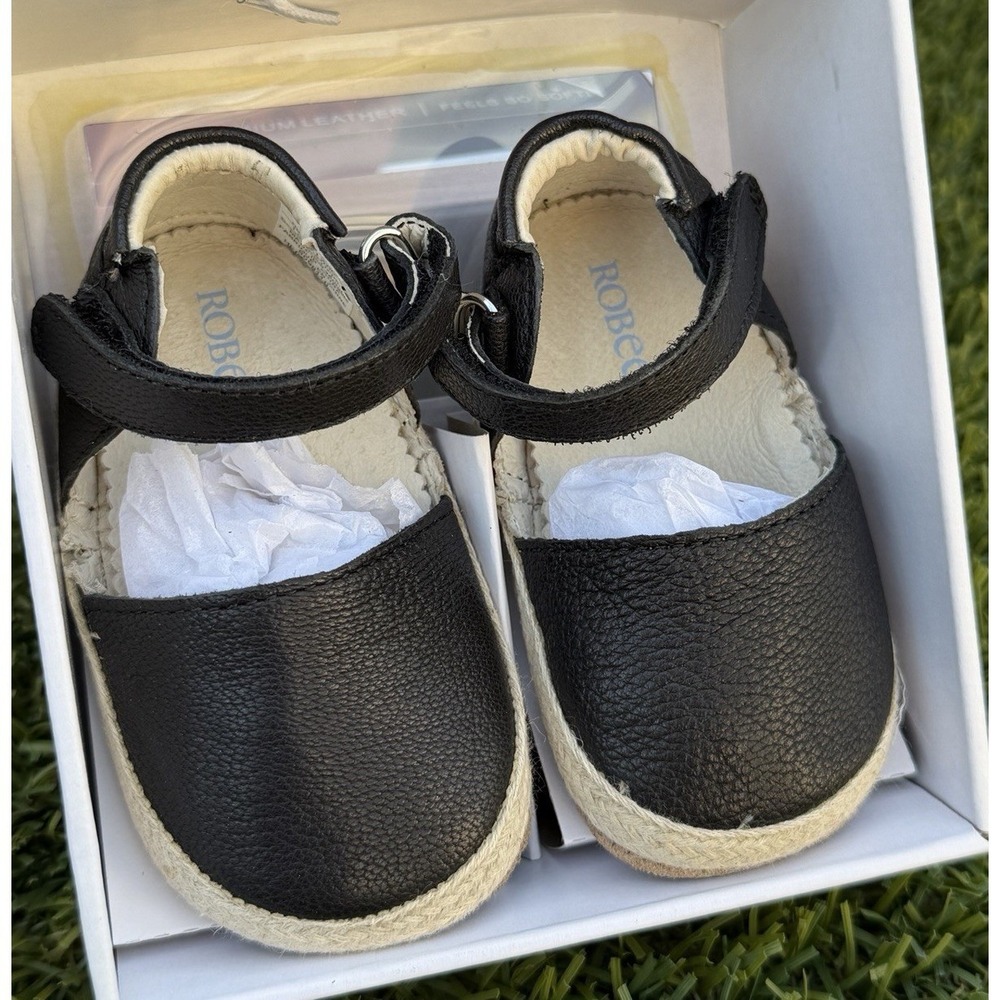 Robeez First Kicks Mary‎ Jane Baby Shoes 9-12M